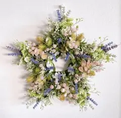 星のグリーンリース　ハンドメイド　セール中