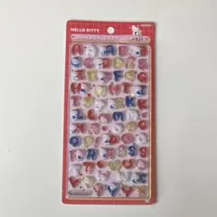キティ サンリオ文字 moji ボンボンドロップシール