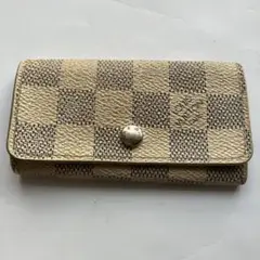 【鑑定済】ルイヴィトン LOUIS VUITTON キーケース 男女兼用 4連
