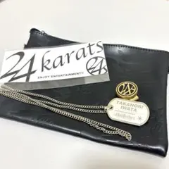 24karats グッズ4点セット　ネックレス　ポーチキャップバッジ