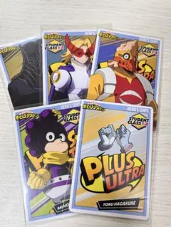 ヒロアカ ヒーローズチップス 葉隠 峰田 甲田 青山 オールフォーワン