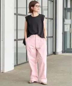 Spick and Span Higuchi×S チノワイドパンツ38 ピンク Spick & Span（スピックアンドスパン）の「≪追加3WEB限定