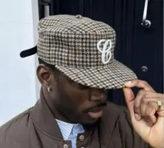 6crayon ボールキャップ ハウンドトゥース