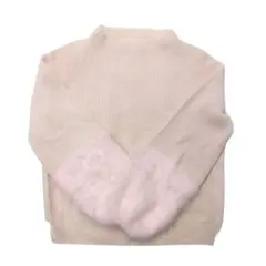 ストロベリーフィールズ ウール ベビーピンク ファー袖 ニット セーター