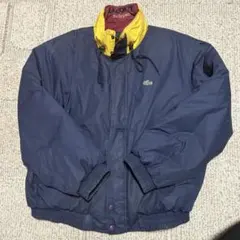 【激レア　パリで購入】ラコステ　リバーシブル　90sダウンジャケット