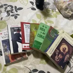 Set of 7 Spanish-language books: Literature and self-help books (bundle sale)