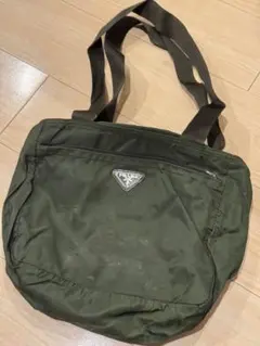 PRADA オリーブグリーン ショルダーバッグ