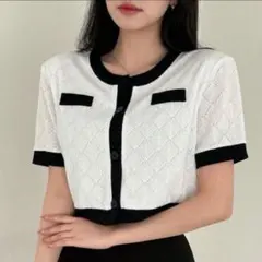 SHEIN クロップ丈 トップス 半袖のサムネイル