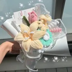 モールフラワー チャイラテ shop 枯れないお花 元気オレンジ 韓国花束