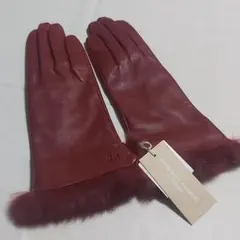 キャサリンハムネット ロンドン 新品 グローブ 手袋 レザー ラムレザー ファーのサムネイル