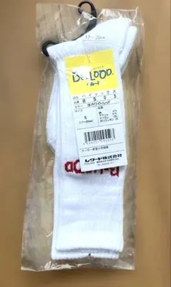 ハイソックス ホワイト S 17〜20㎝