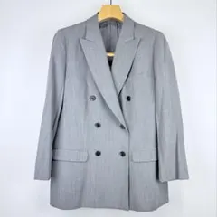 BURBERRY LONDON ダブルブレスト テーラードジャケット グレー