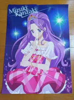 アイカツ サイン ポスター 神崎 美月 初期 グッズ 星宮 いちご 夏樹 みくる アイカツ サイン ポスター 神崎 美月 初期 グッズ 星宮 いちご