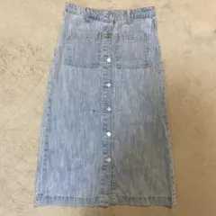 GAP ライトブルー ロングスカートのサムネイル