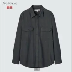 【UNIQLO　JW ANDERSON】フランネルチェックシャツ　メンズSサイズ
