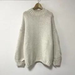 【美品】lawgy(ラウジー)シンプルオーバーサイズニットゆったりニット