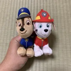 パウ・パトロール ぬいぐるみセット チェイスとマーシャル