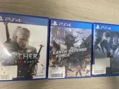 PS4 ソフト3本セット
