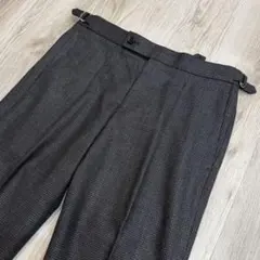 新品未使用◎ONLY サイドアジャスター ワンタックスラックス 44 チャコール