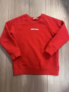 ミキハウス 赤いスウェットトレーナー 120