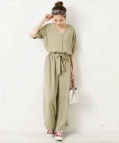 アーバンリサーチサニーレーベル　V開きコンビネゾン