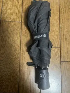 KOLUMB ワンタッチ式折りたたみ傘メンズ黒のサムネイル