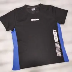 OUTDOOR PRODUCTS Tシャツ 黒/青 150cm