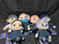 呪術廻戦 ５周年 おすわりＭぬいぐるみ 全６種コンプリート【ROUND1限定】