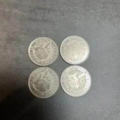 ポケモン　ピカチュウ　メダル　ジュース　4枚セット