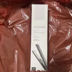 SALONIA ヘアストレートナー ブラック 24mm