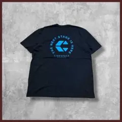 US古着 DISTRICT 両面プリント Tシャツ 半袖 ダークグレー 2XL