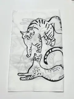 猫のイラスト 手ぬぐい