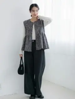 新品タグ付き⭐coca　ジレ　ツイード　ベスト　入学式　卒業式