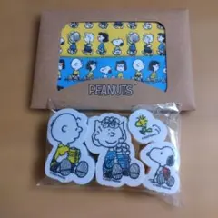 PEANUTS スヌーピー タオル 2枚セット　スポンジセット4個
