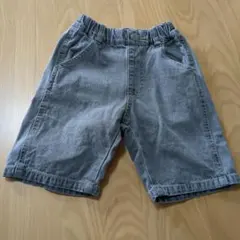 110サイズ bronshes グレー デニム ショートパンツ