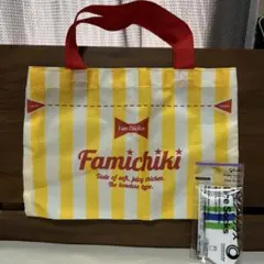 ファミチキ エコバッグ ラインソックス 2点セット
