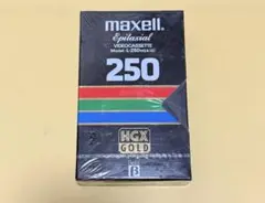 【未開封】maxell ビデオカセット HGX GOLD 250