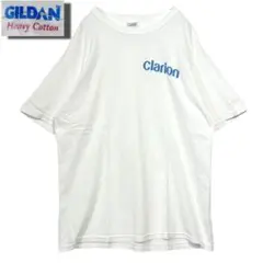 GILDAN ギルダンClarion Tシャツ L ホワイト 輸入 古着