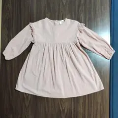 Samansa Mos2 子供服 ワンピース 長袖 春 ピンク