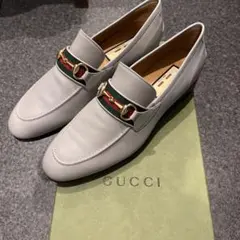 GUCCI インターロッキングG レザー ローファー - メルカリ