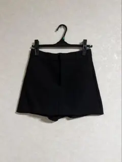 ZARA スコート スカパン ブラック