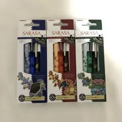 SARASA ポケモン限定ジェルボールペン進化3セット コードつき - メルカリ