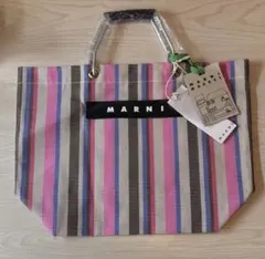 新品未使用】MARNI タイプトートバッグ チェック柄 - メルカリ