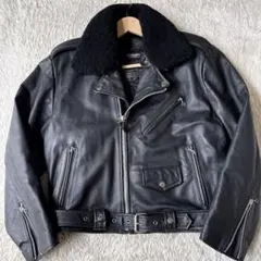 伝説90s James Dean生誕60年記念レザーダブルライダースジャケット革