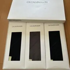 【CK CALVIN KLEIN】 薄手ソックス 3足セット