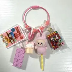 ‪✿じゃらじゃらキーホルダー‪✿ピンク モンスター