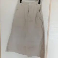 COMME des GARÇONSのベージュスリットロングスカートのサムネイル