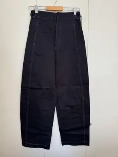 ユニクロU ブラックワークパンツ 64cm