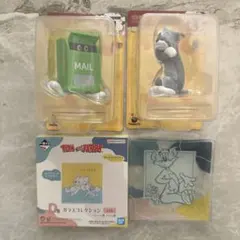 トムとジェリー 一番くじ　ハッピーくじ　フィギュア、プレートセット