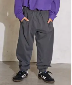 新品　130cm PAIRMANON STREET 吸水速乾 ジョガー パンツ